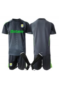 Aston Villa Maalivahti Jalkapallovaatteet Lasten Kotipeliasu 2025-26 Lyhythihainen (+ Lyhyet housut)